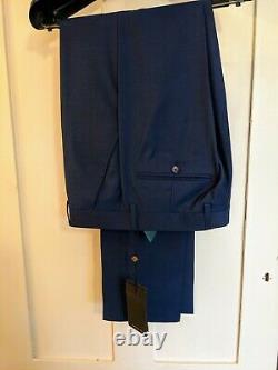 Ted Baker Franc Slim Fit Blue Wool Suit BNWT unworn 38R Jacket 30R Trousers