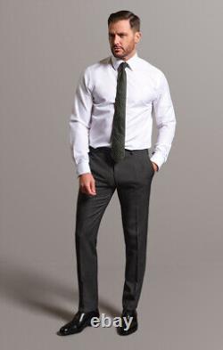 The Pearson Grey Birdseye 3 Piece Suit Slim Fit Tom Percy