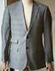 Thom Sweeney Checked Slim Fit Wool Three Piece Suit Large