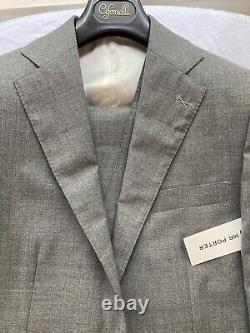 Thom Sweeney Grey Weighouse Slim-Fit Wool Suit 3 Piece 40R £1745 (Mr Porter)