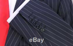Tom Ford Regency Slim Fit Navy Blue Chalkstripe 2-Btn Wool Suit 44R