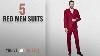 Top 10 Red Men Suits Winter 2018 Ween Charm Men S Two Button Notch Lapel Slim Fit 3 Piece Suit