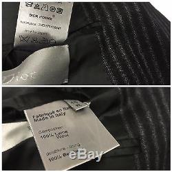 UltraRare&Gorgeous Dior Homme AW07 Hedi Slimane SlimFit Flannel Pinstripe Suit