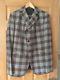VIVIENNE WESTWOOD checked suit, slim fit, Grey, Black and Red check