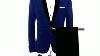Velvet Suit Men Slim Fit Wedding Suits For Men Shawl Collar High Quality Royal Blue Burgundy Tuxedo