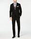 Vince Camuto Men's Black Slim Fit 100% Wool Suit Size 36S and 29 waist NEW