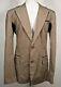 Vivienne Westwood Mens Fitted Slim Fit Beige Suit Size 46 (36.5) Small