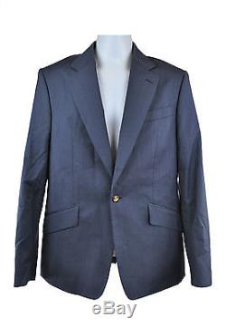 Vivienne Westwood Slim Fit Metallic Blue Suit Size 52 RRP649 D169