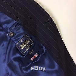 Vivienne Westwood Slim Fit Navy Suit UK40 Chest NEW WITH TAGS RRP £1100