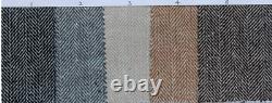 Wool Herringbone Men Suits Slim Fit Wedding Groom Notch Lapel Blazer Business