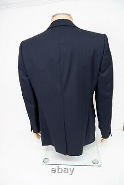 Yves Saint Laurent Mens SLIM FIT 2 Piece Wool Suit, Size 52R, Large, Blue, VGC