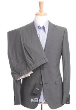 Z Zegna Drop 8 Gray Minicheck Wool Suit 38R 30W Made in Mexico Slim Fit