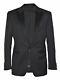 Zegna Mens City Slim Fit Wool Tuxedo Jacket 38 Regular 38R Black Suit-Separate